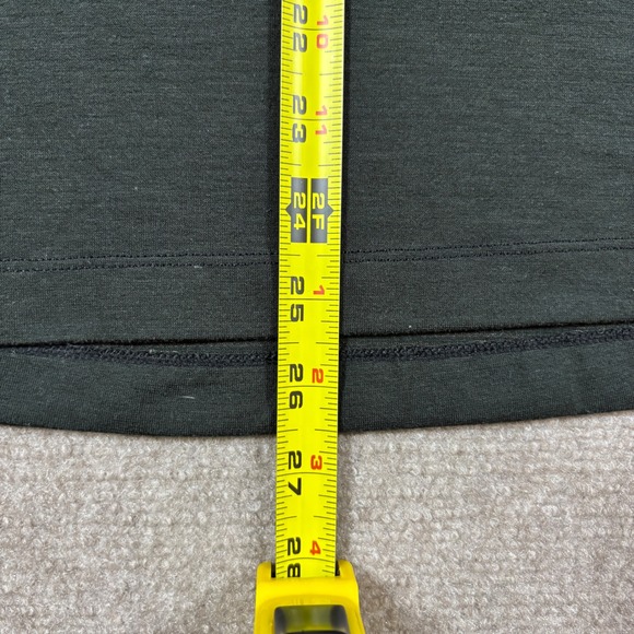 Lululemon Mens Evolution Polo Shirt Short Sleeve Dark Grey Black Heathered - Picture 5 of 5